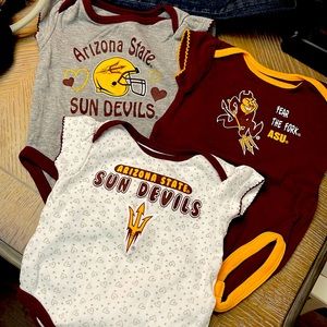 ASU- Arizona state Baby onsies
